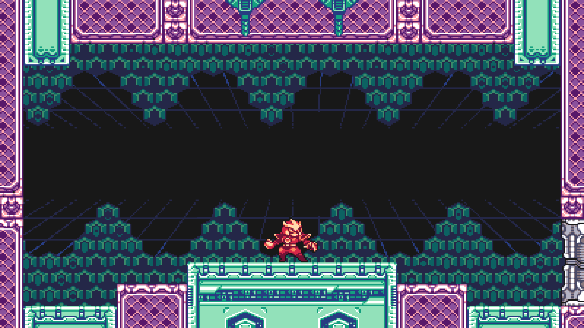 The same Gravity Circuit tutorial in Stretch to Fit mode, widened to fill the screen without bars.